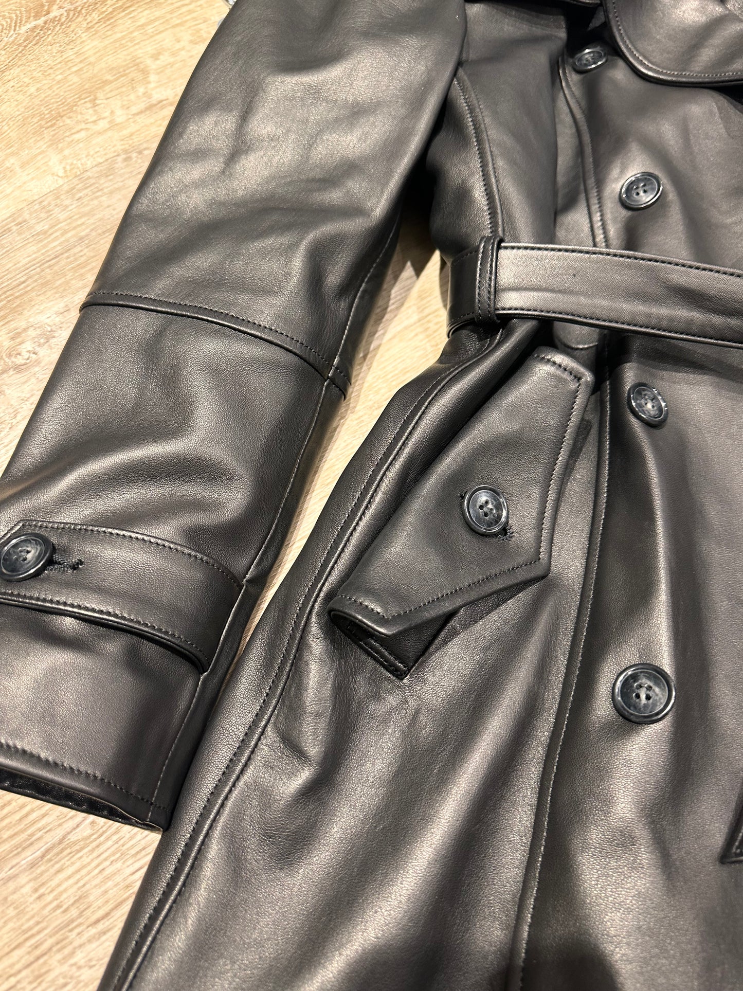 Luxe Noir Trench