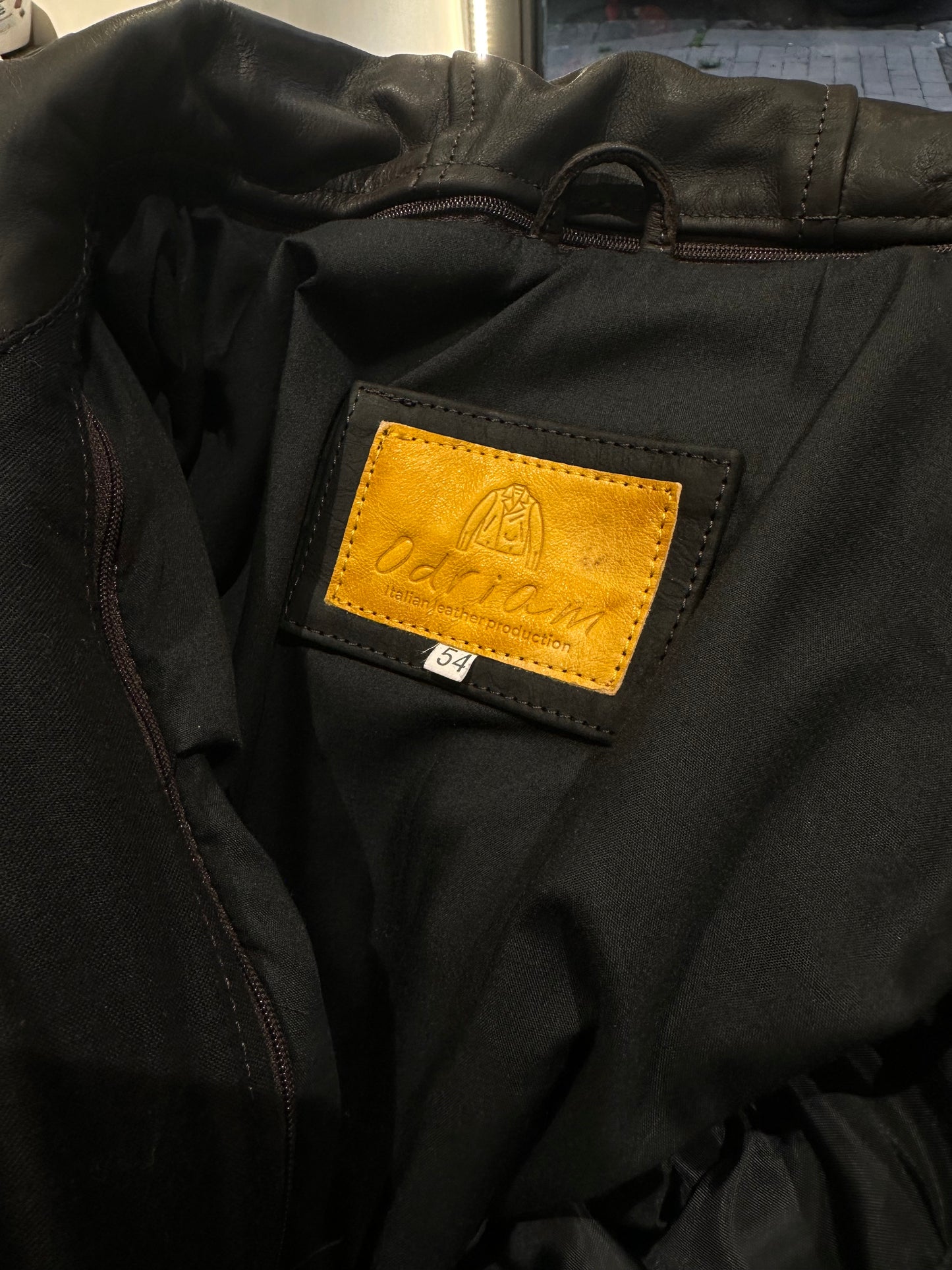 “Vireo” Jacket in genuine oiled calfskin