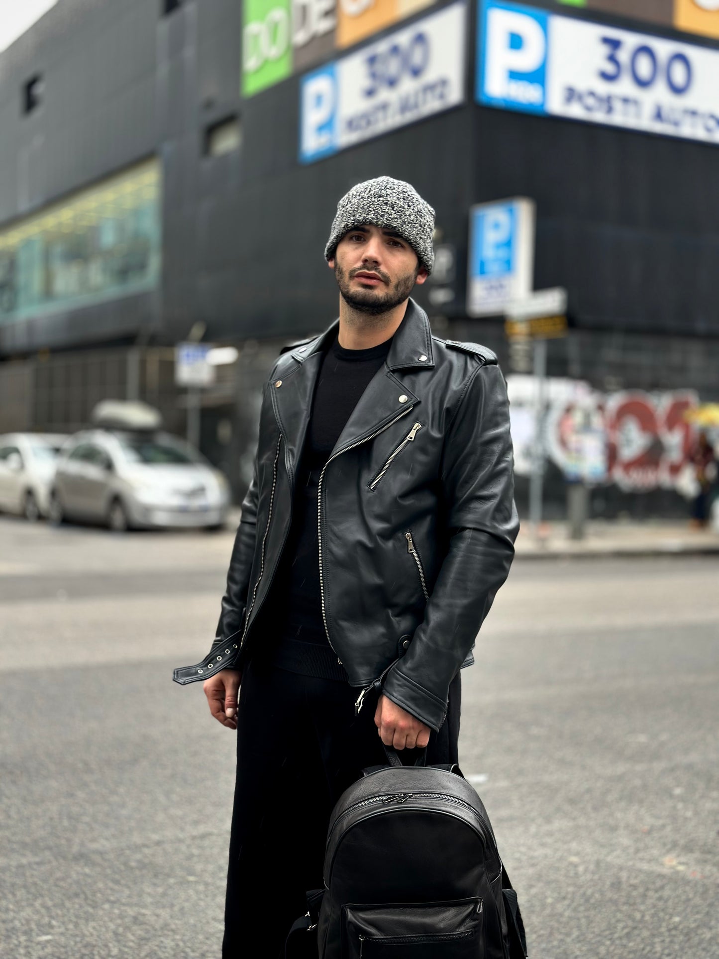 “Diavolo” Extra Soft Natural Nappa Leather Jacket