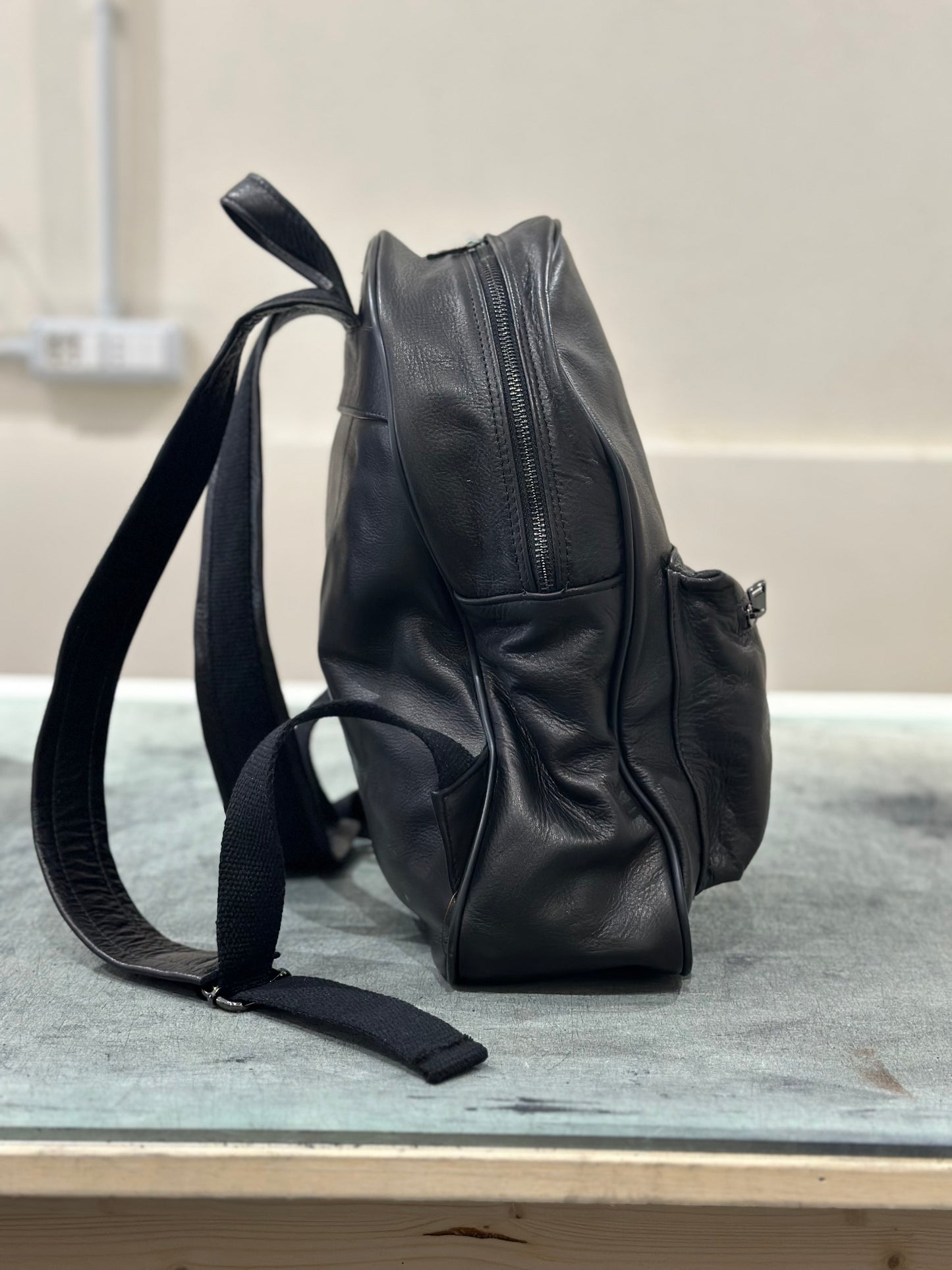 Terra Viva backpack in genuine calfskin leather
