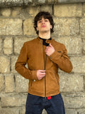 “Biker Rebel” Camoscio Tabacco