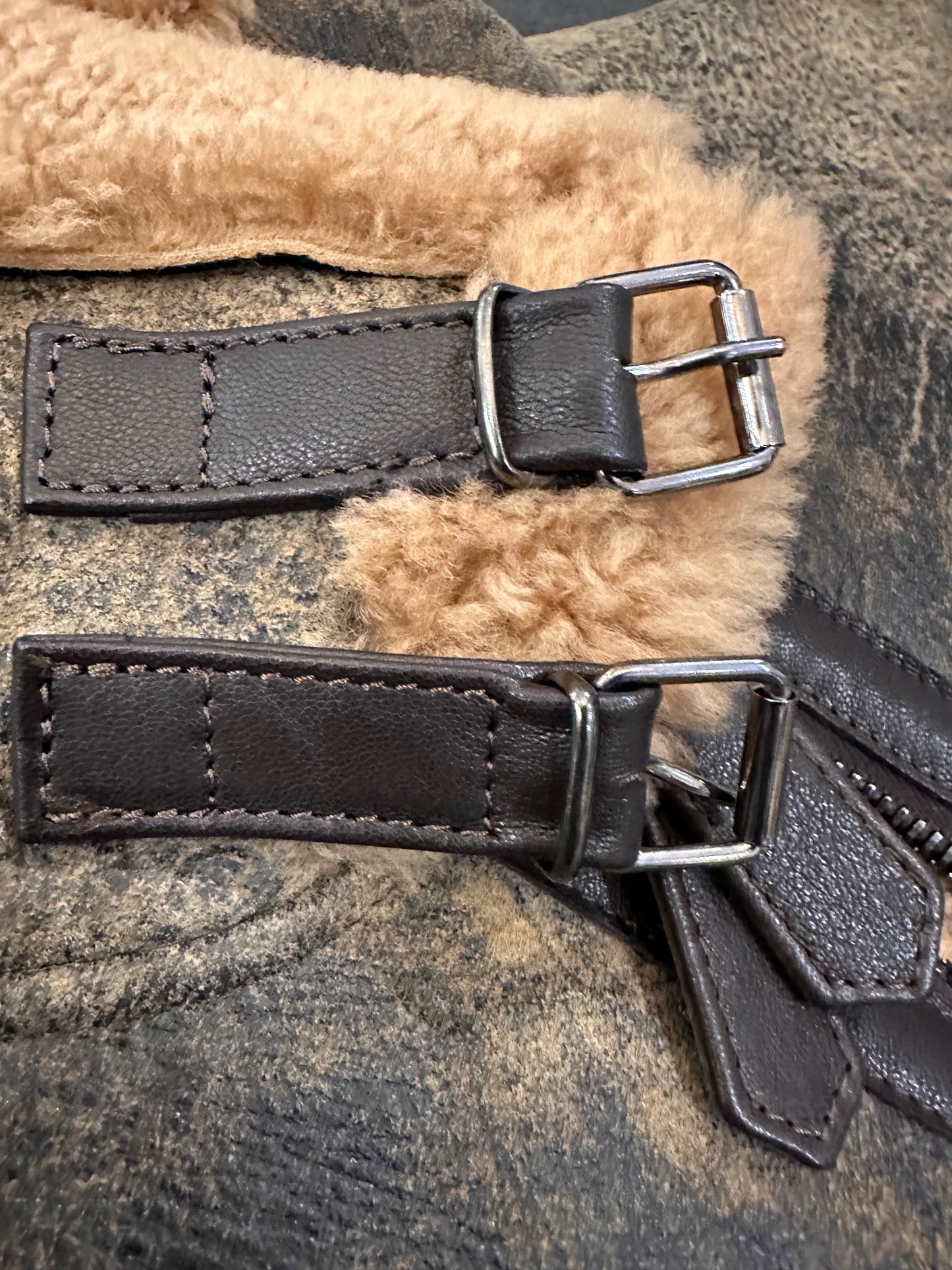 “Locatelli” Shearling with a lived-in look