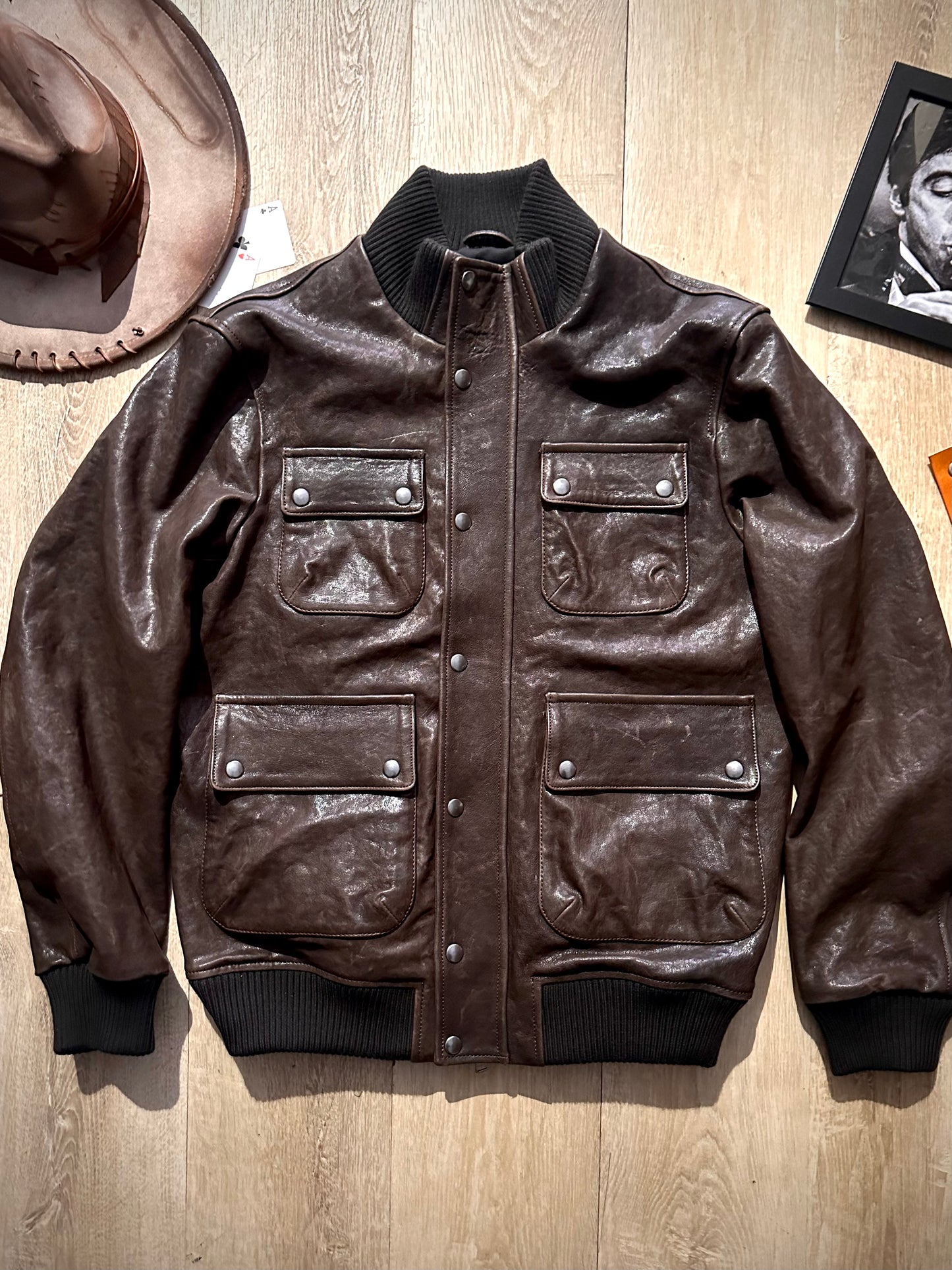 “Dakota Jacket” in Vegetable Leather