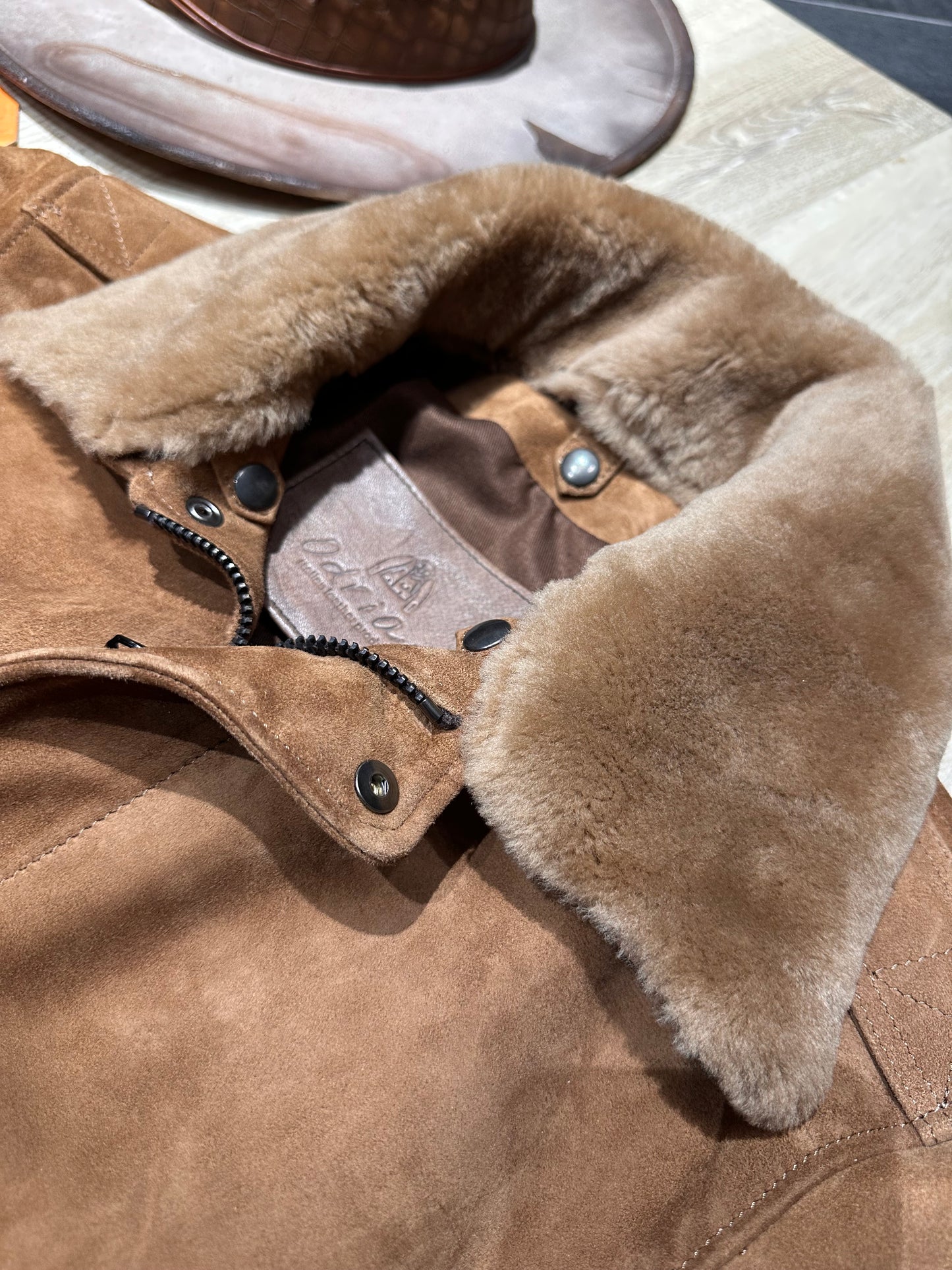 “Falconer” Suede Aviator