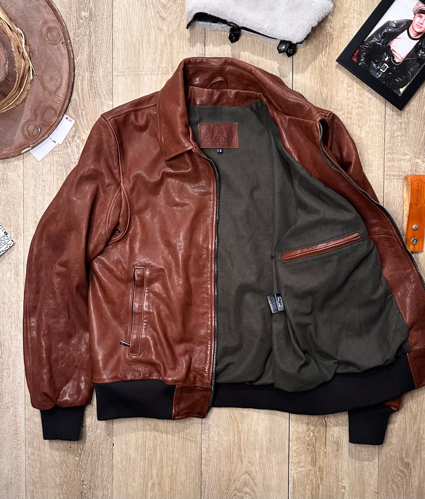 “Vesuvio Jacket” Washed Chestnut