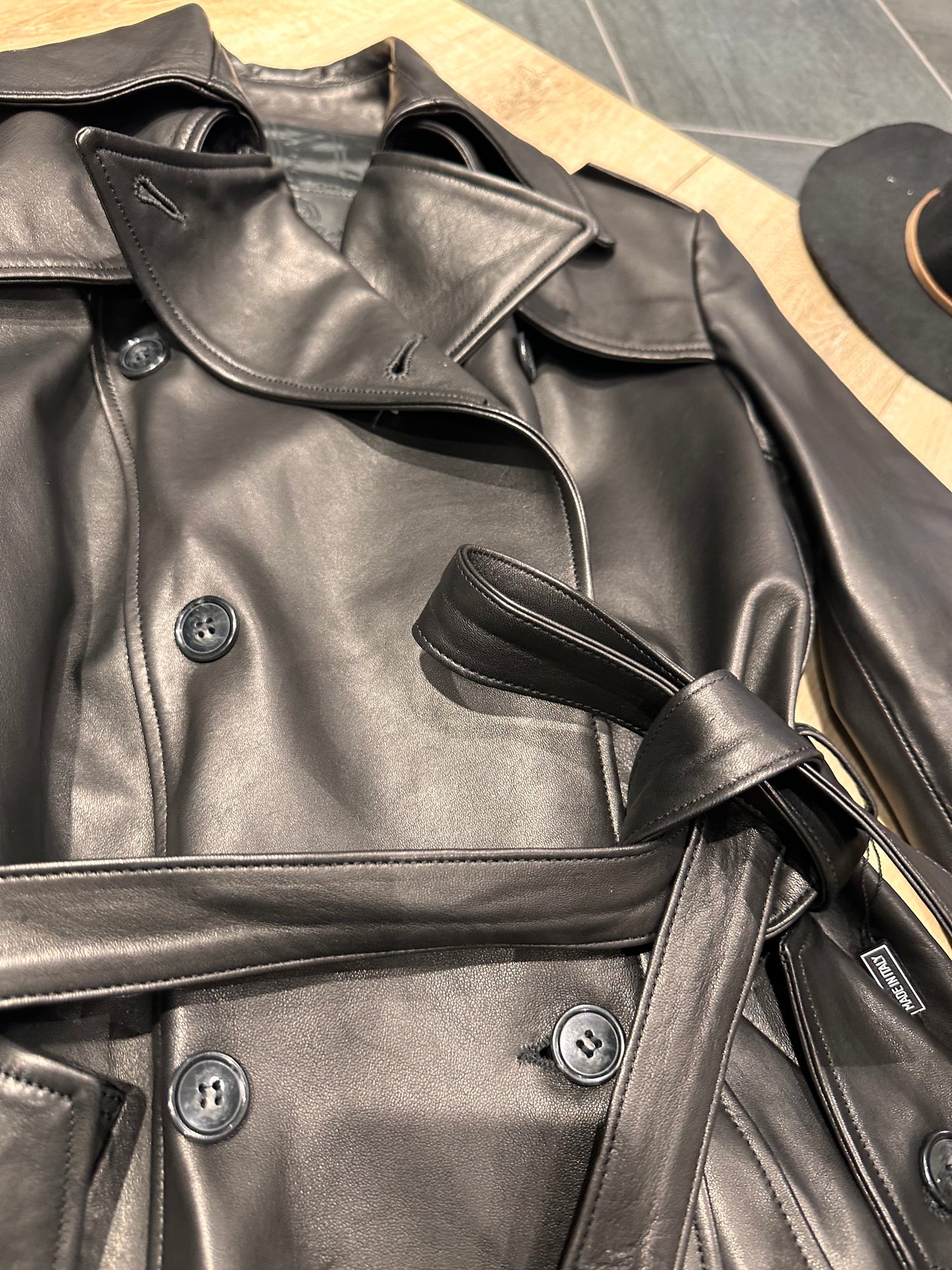 Luxe Noir Trench