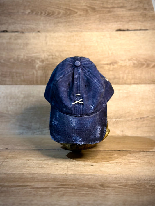 “Denim White Fade Cap”