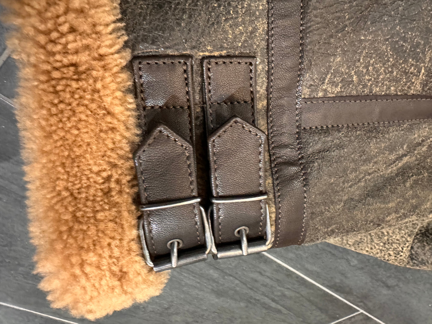 “Locatelli” Shearling with a lived-in look