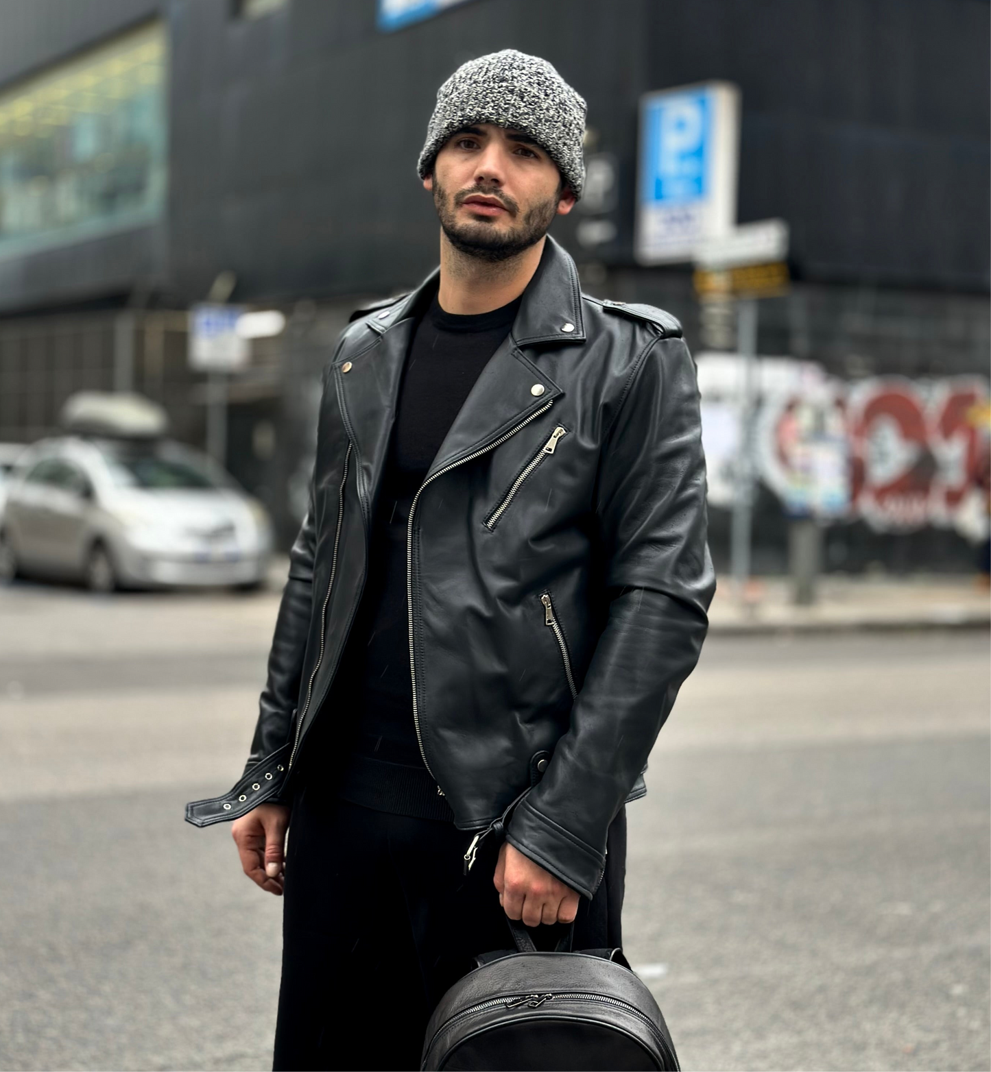 “Diavolo” Extra Soft Natural Nappa Leather Jacket