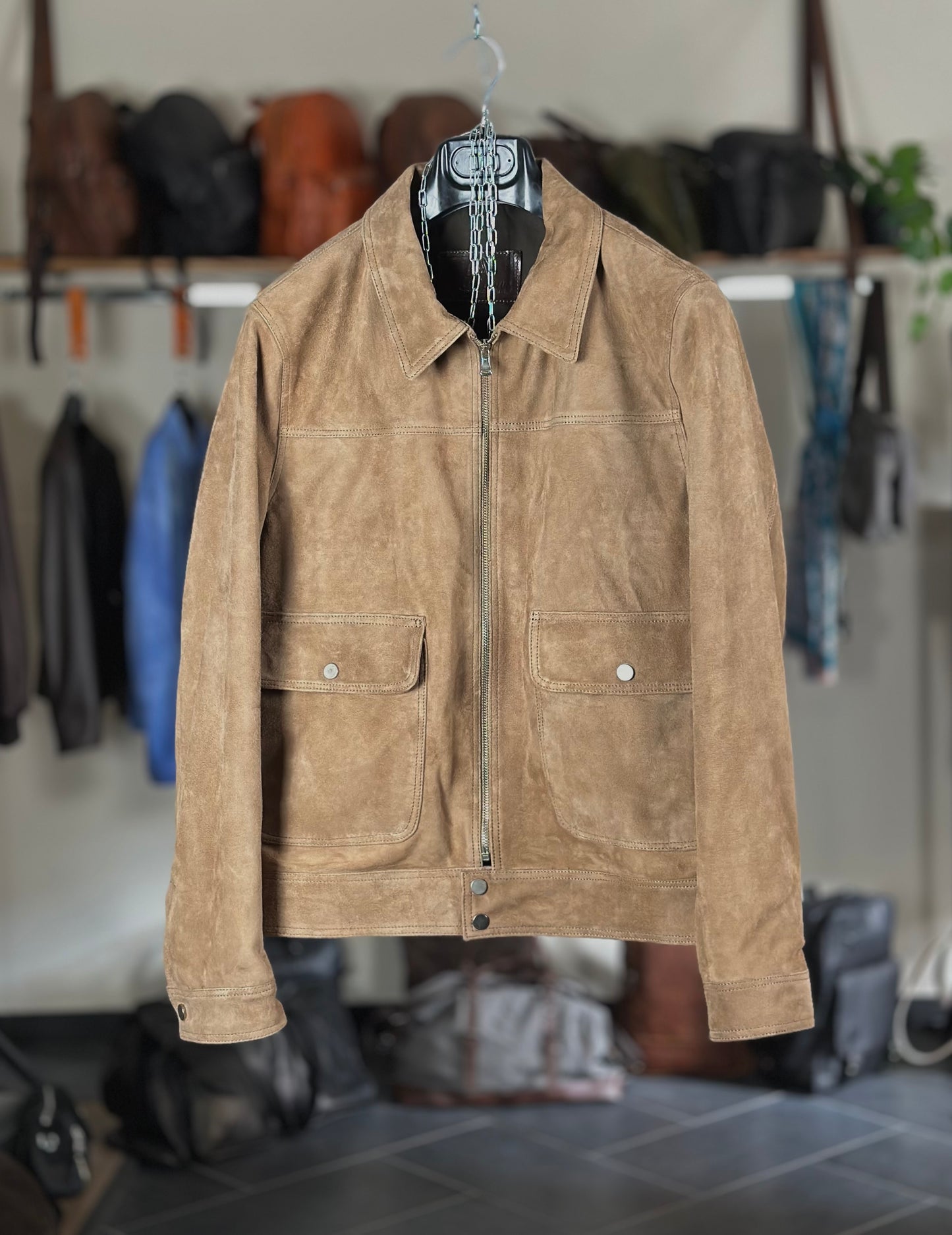 « Navigli » en chamois beige