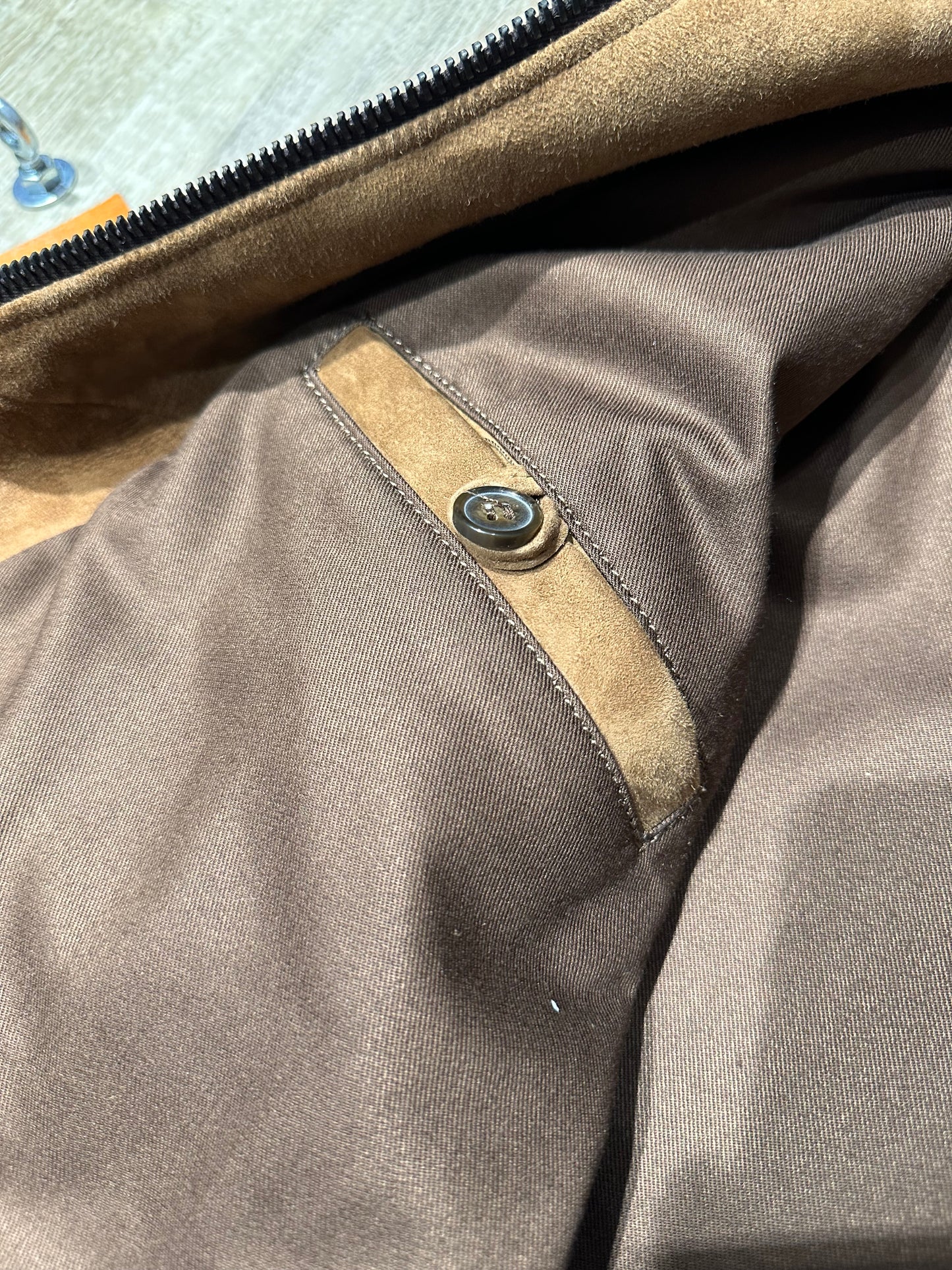 “Falconer” Suede Aviator