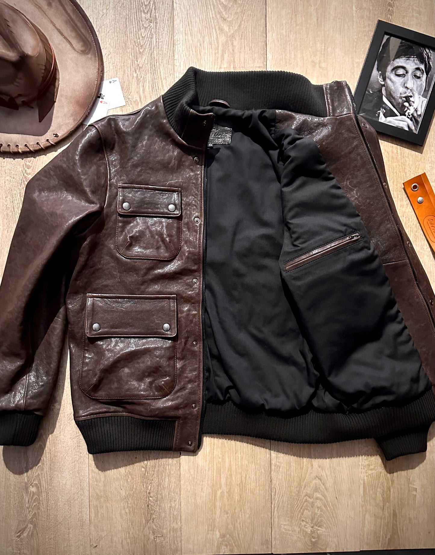 “Dakota Jacket” in Vegetable Leather