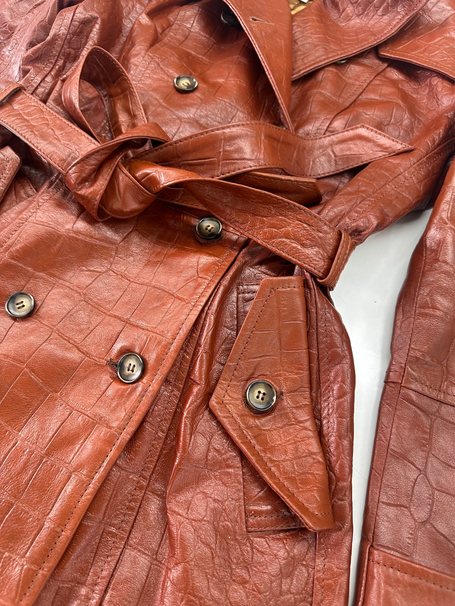 “Marchesa” stampa cocco cognac