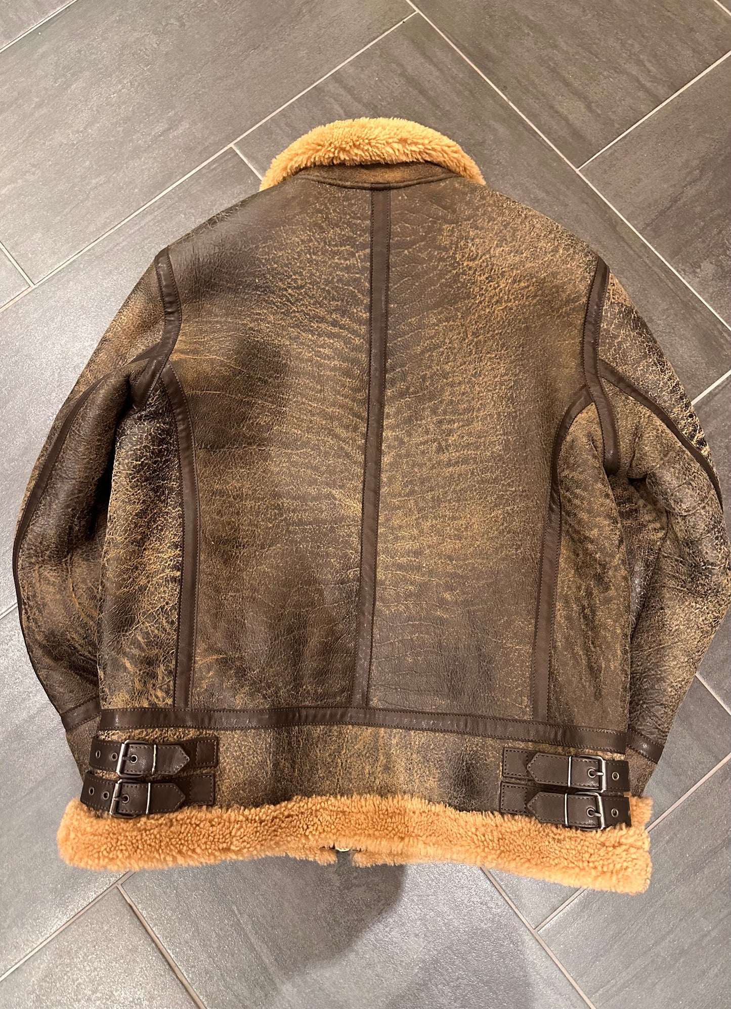 “Locatelli” Shearling with a lived-in look