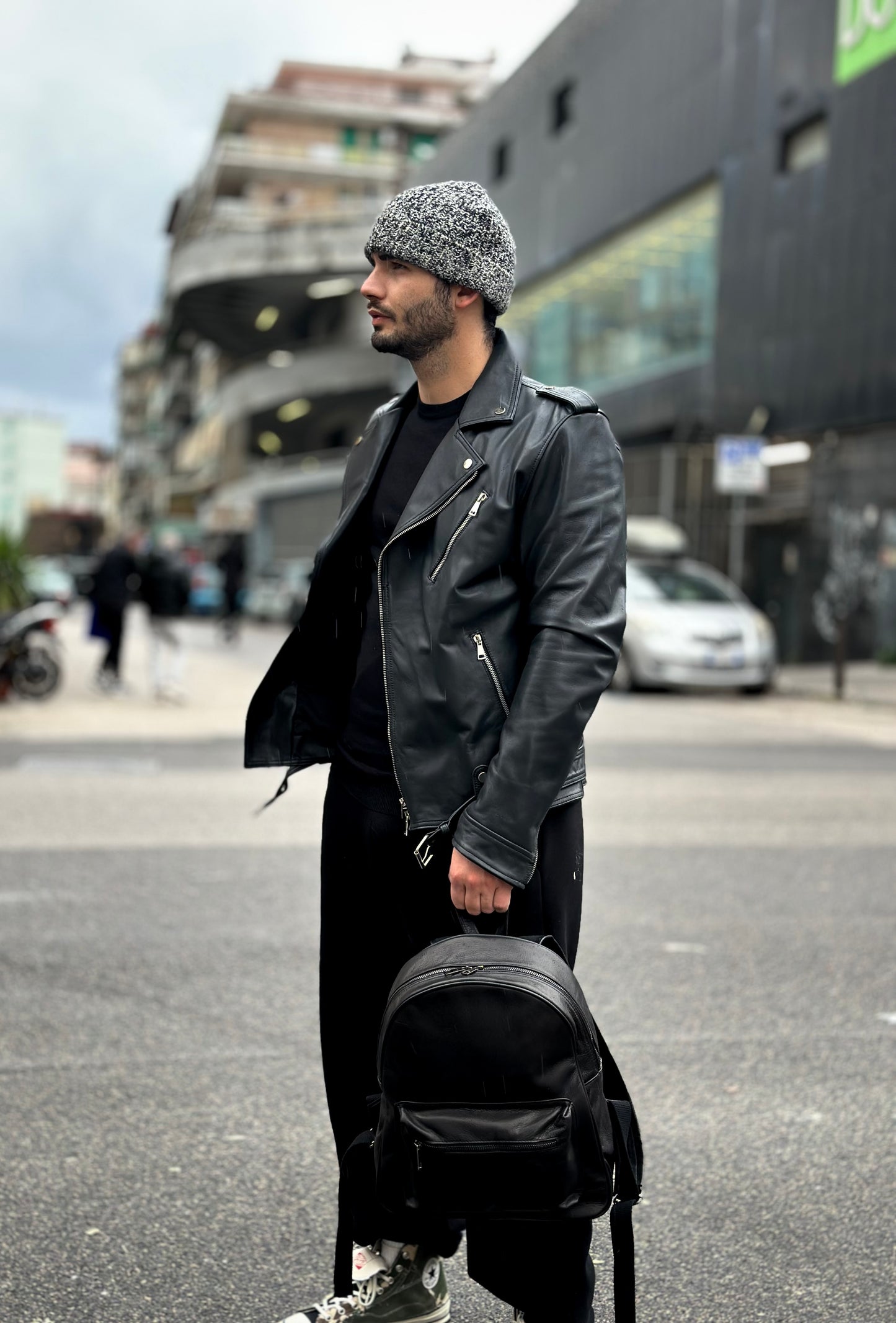 “Diavolo” Extra Soft Natural Nappa Leather Jacket