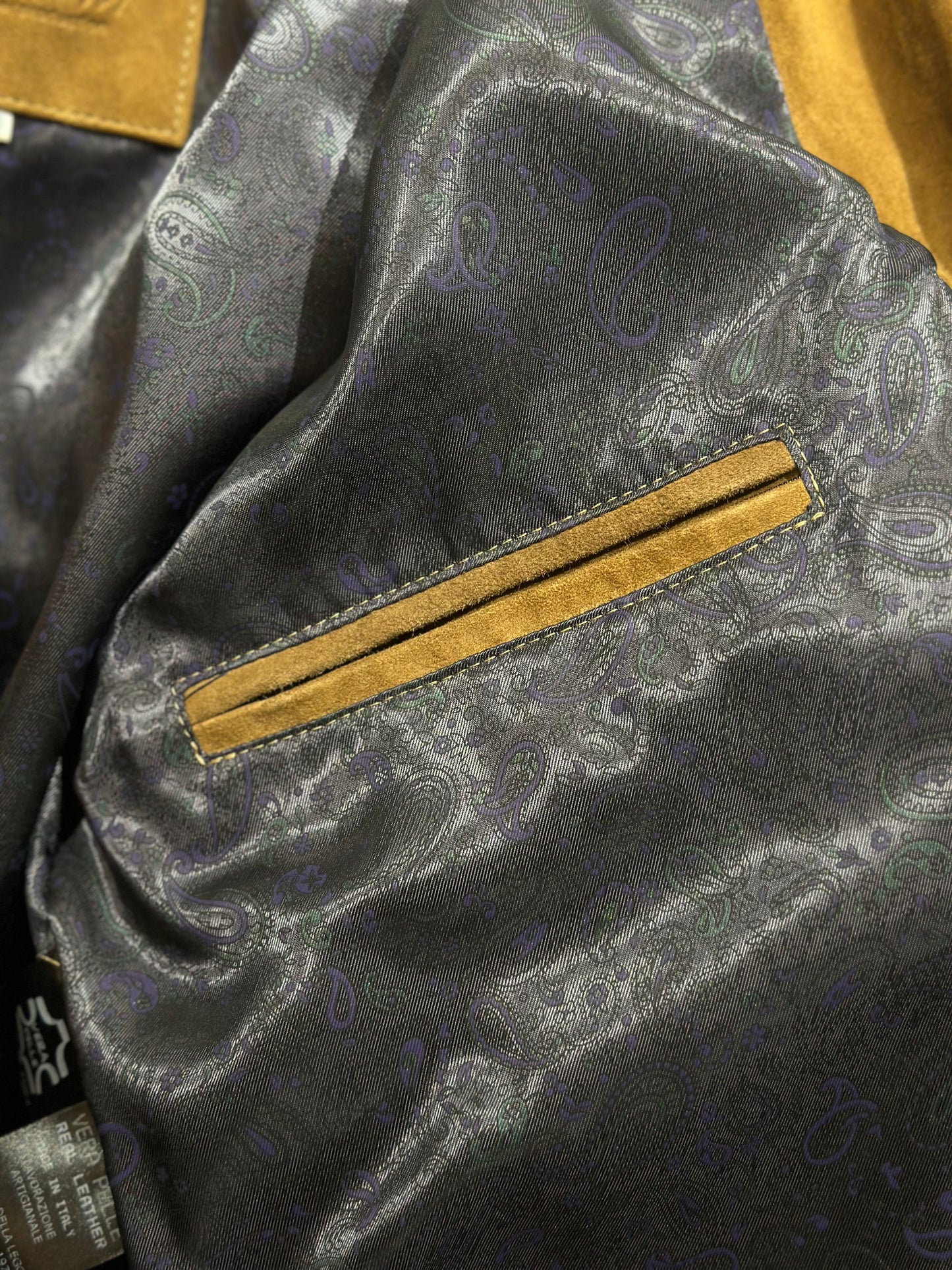 « Brera » en daim camel