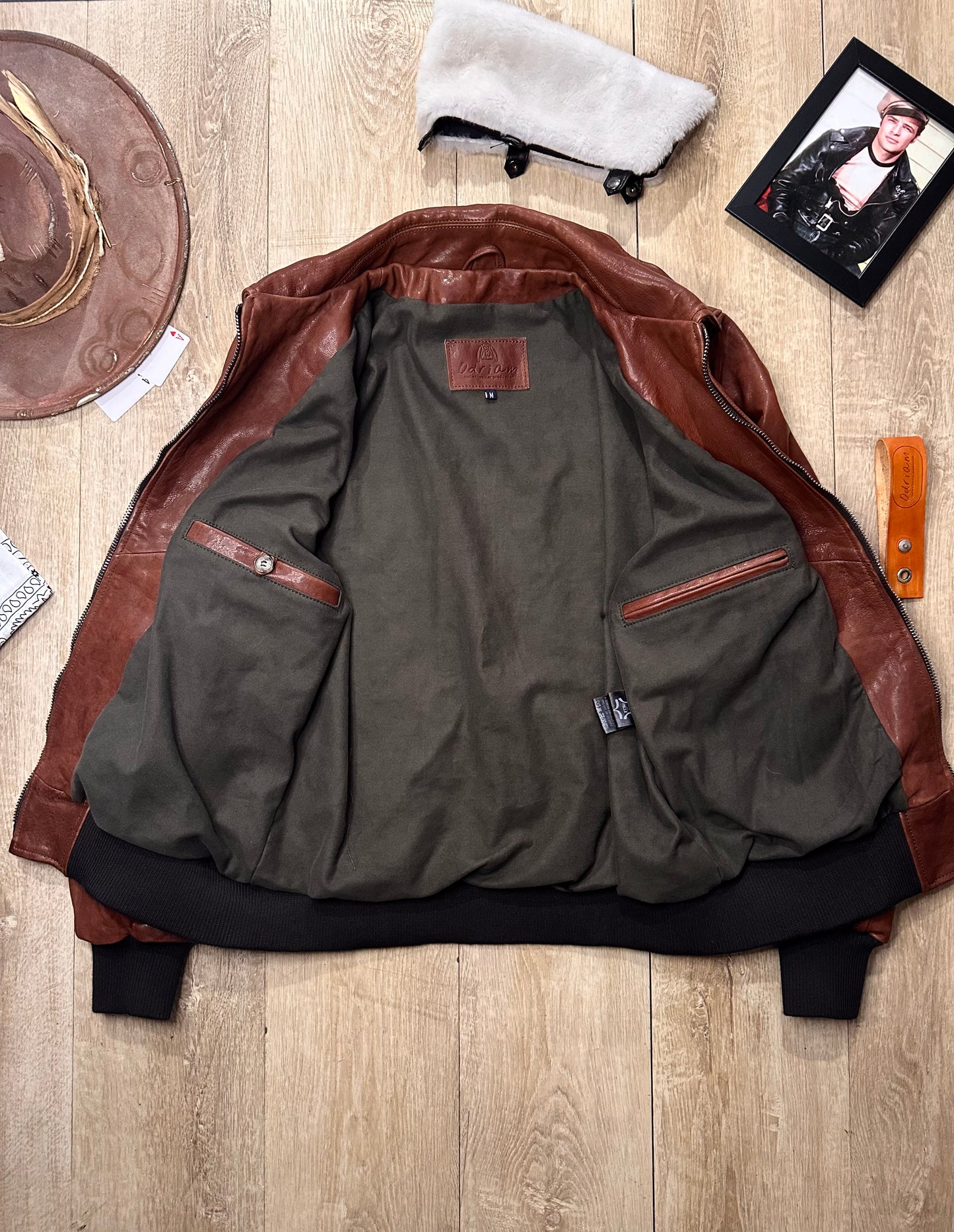 “Vesuvio Jacket” Washed Chestnut