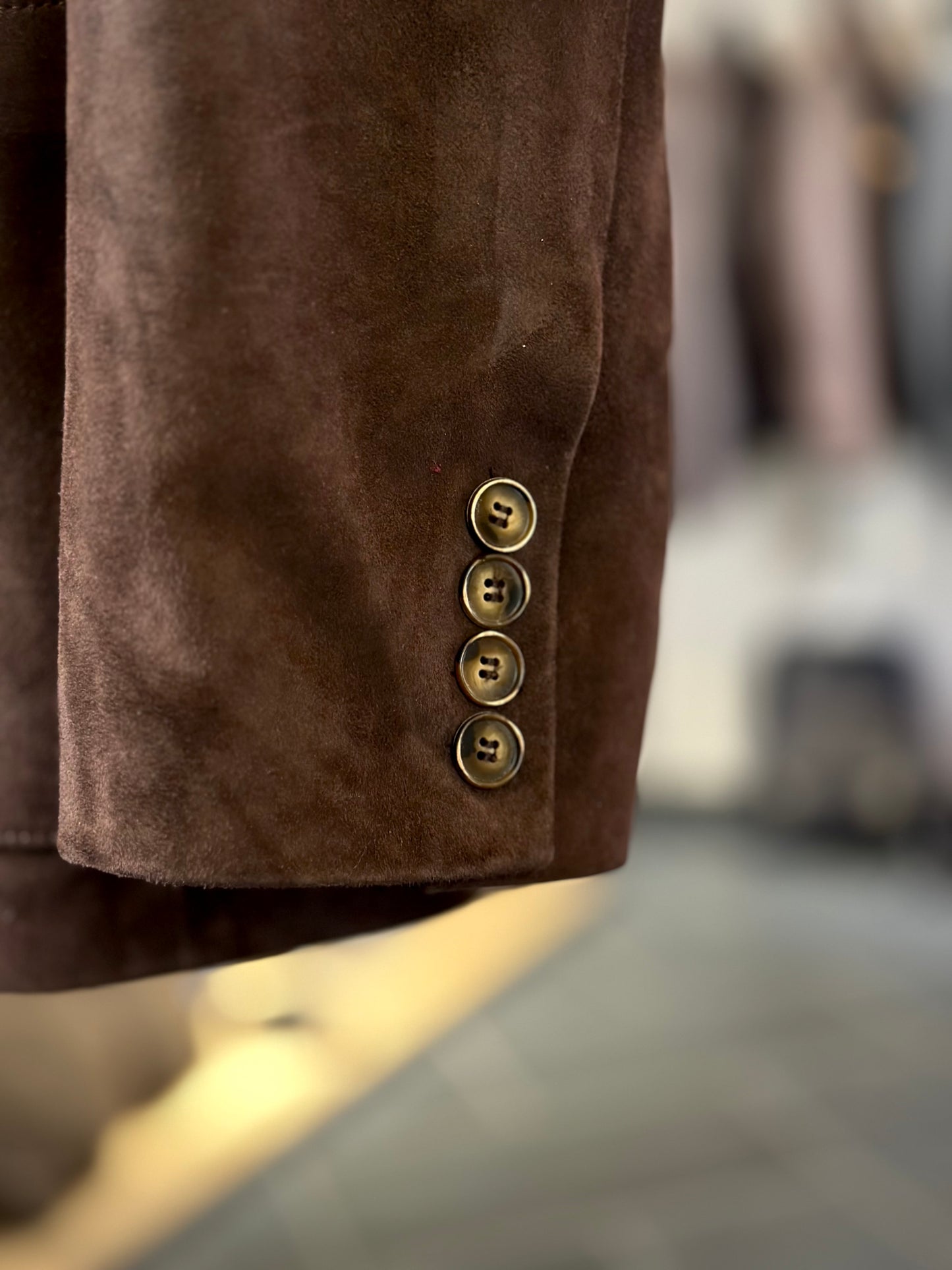 “Modena” Suede Blazer by T. Di Moro