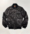 “Dakota Jacket” In agnello Vegetale Nero