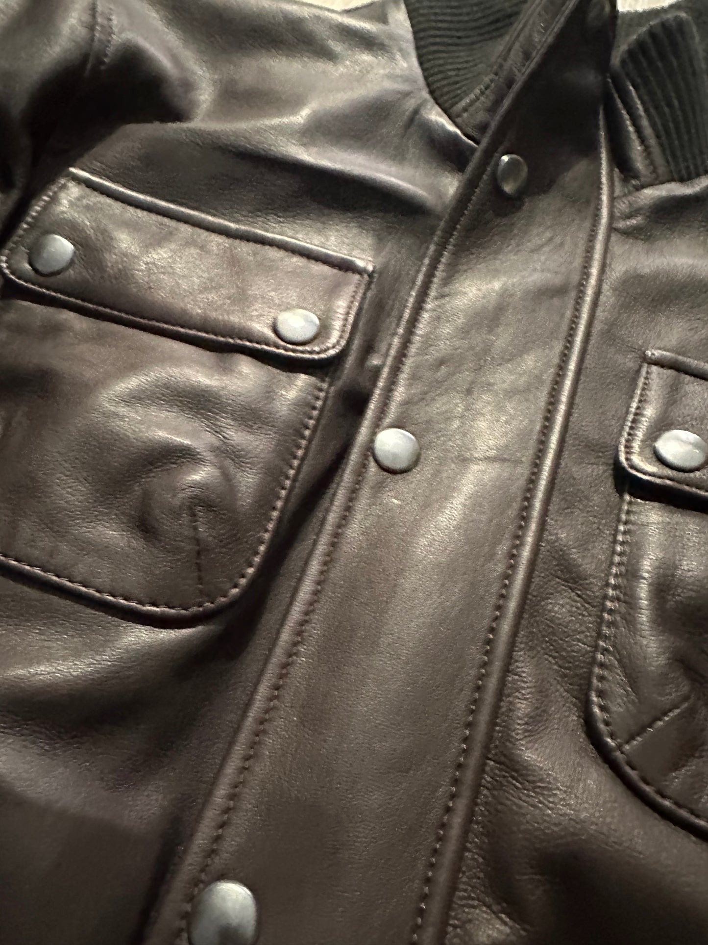 “Dakota Jacket” in Natural Lambskin