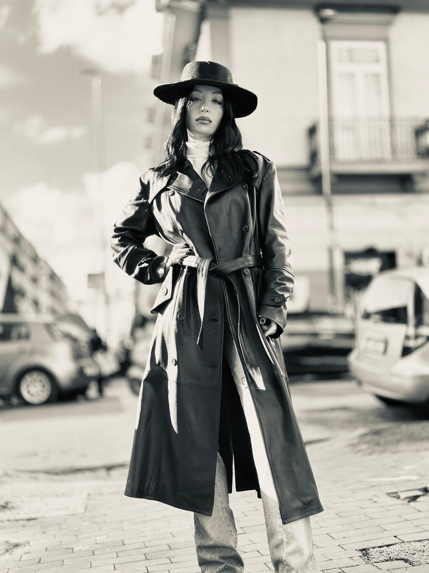 Luxe Noir Trench