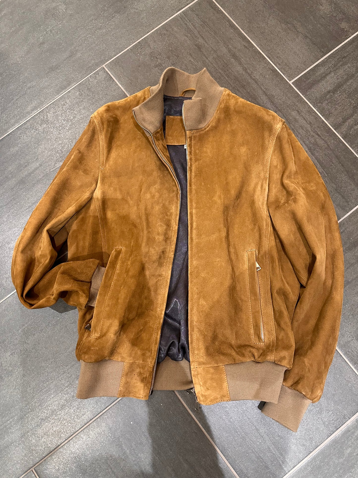 « Brera » en daim camel