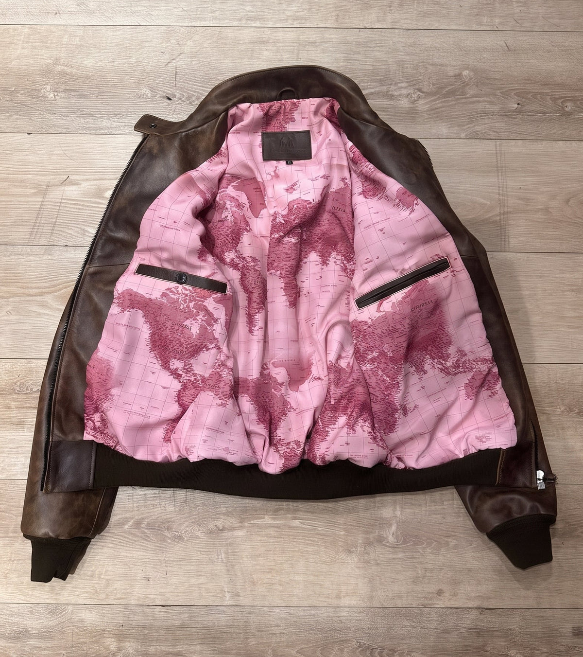 Giacca Aviatore Vintage in Pelle Nappa Luxury "Brera 2"