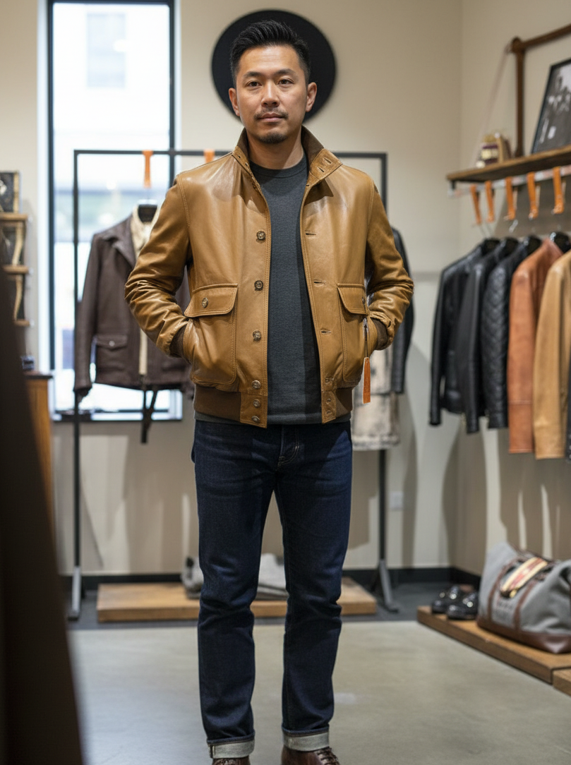 “Brera” Bomber in Nappa