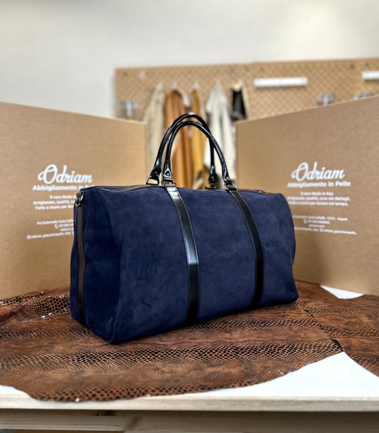 "Duca" scamosciato Blu