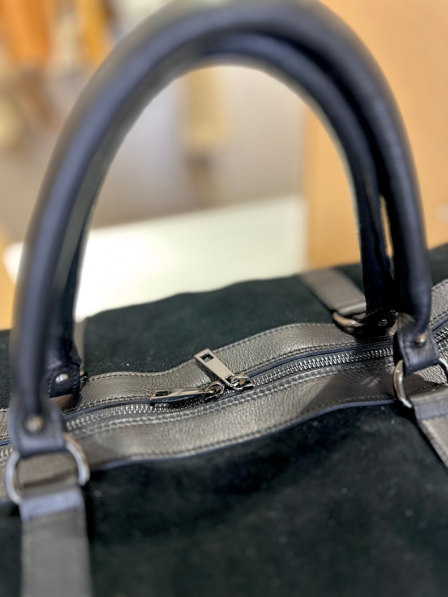 "Duca" scamosciato nero
