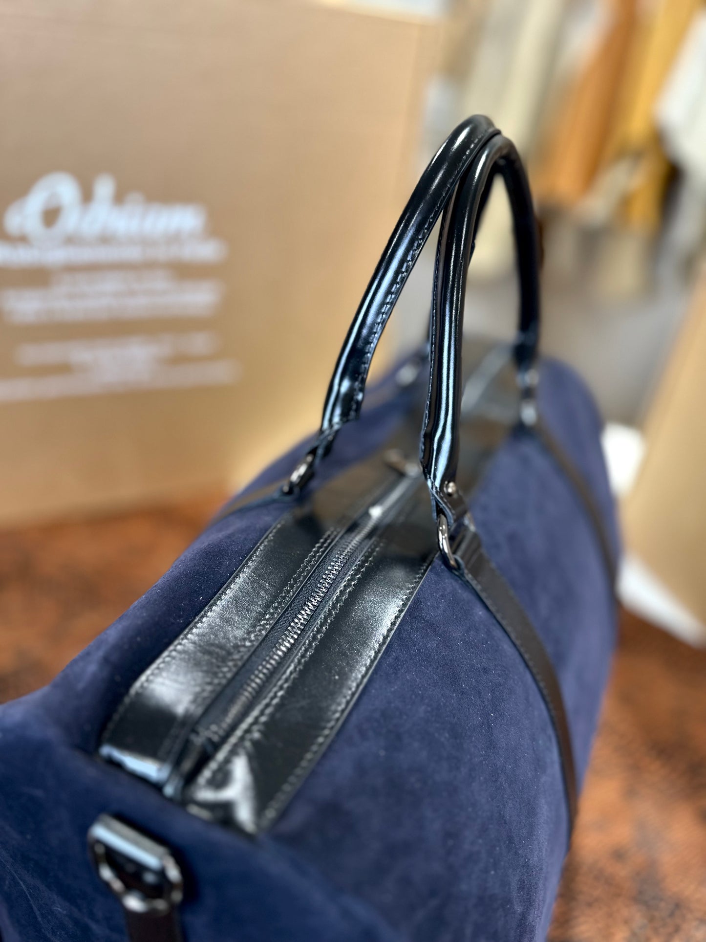 "Duca" scamosciato Blu