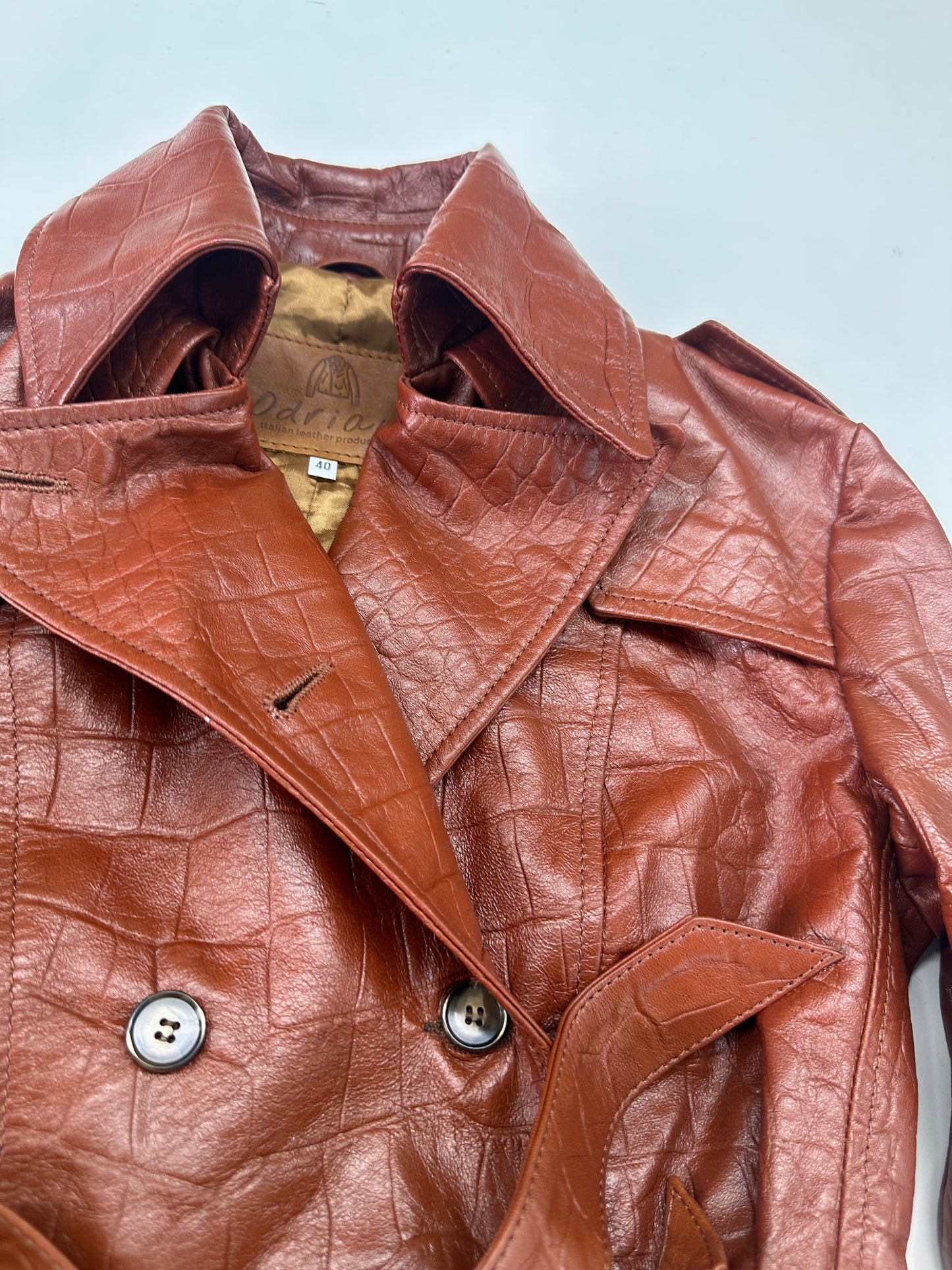 “Marchesa” stampa cocco cognac