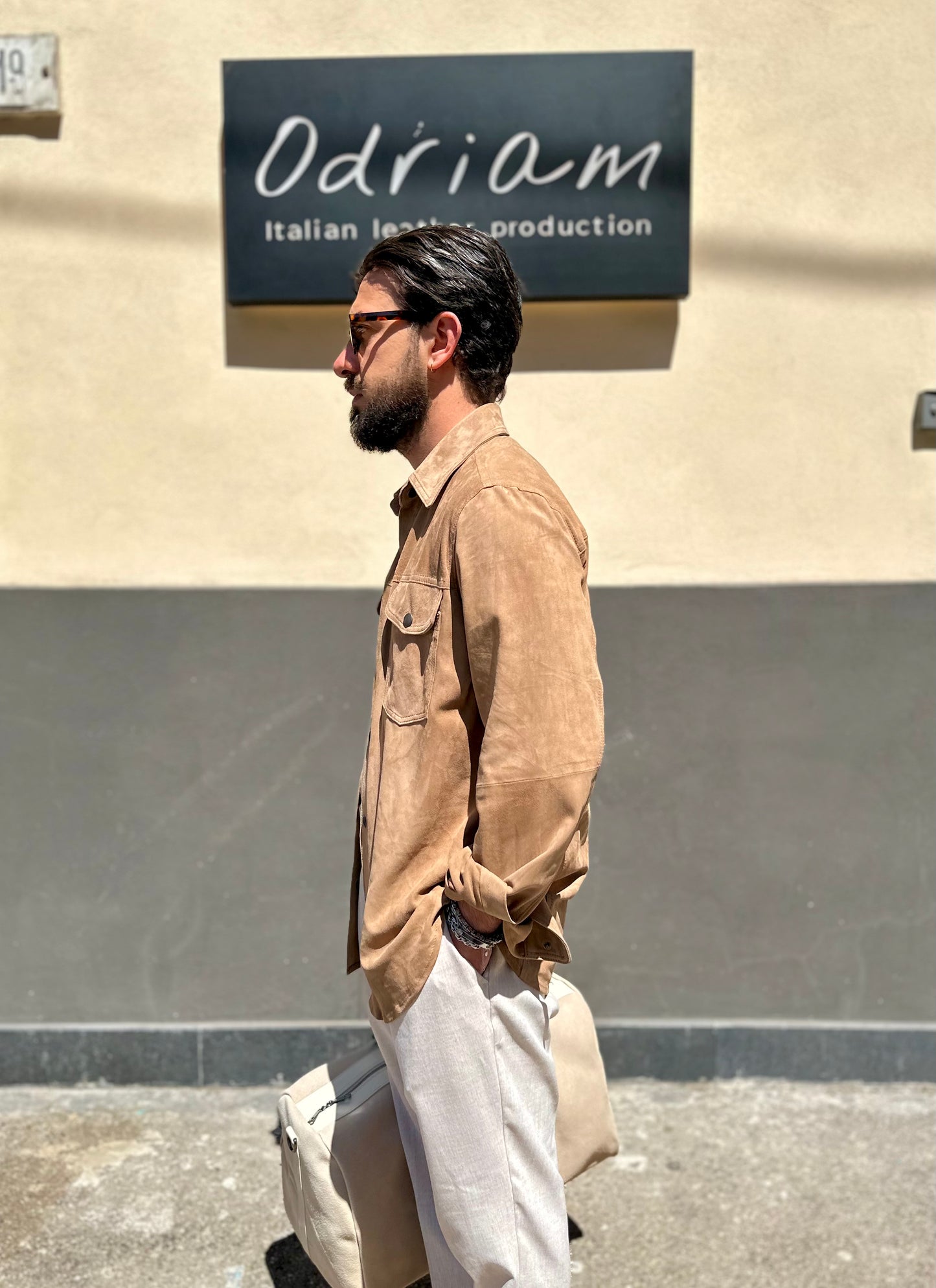 “Saguaro Velour” camicia texana sfoderata primo fiore