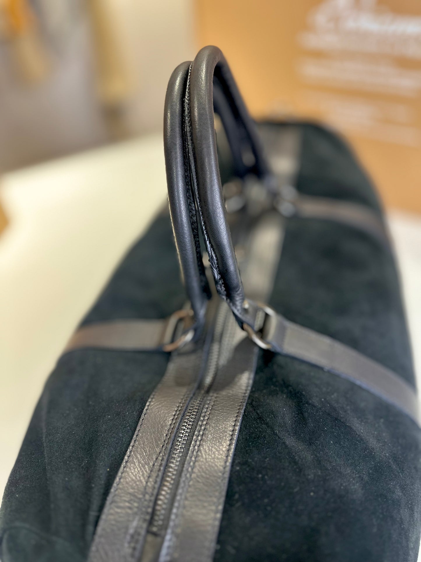 "Duca" scamosciato nero