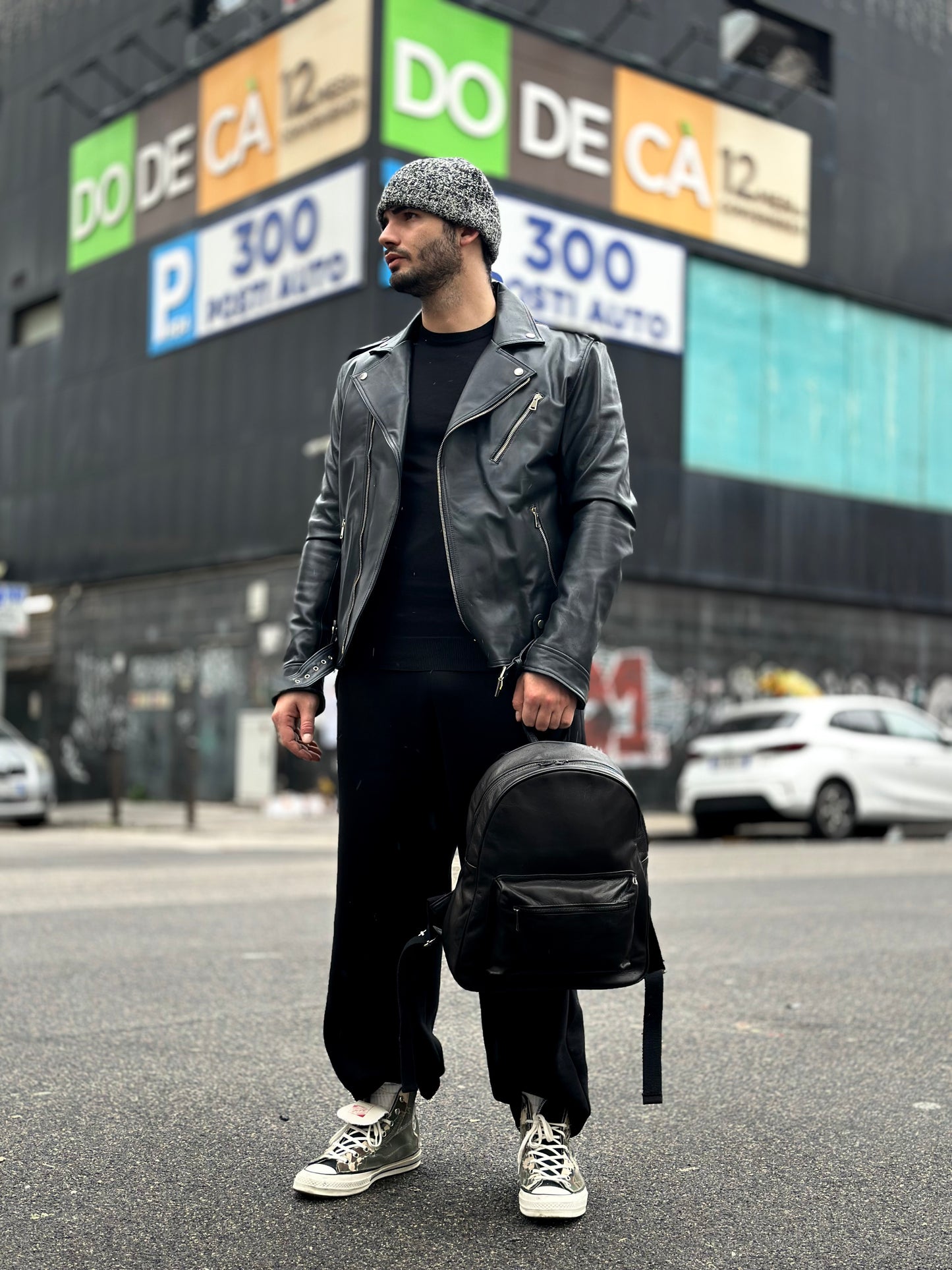 “Diavolo” Extra Soft Natural Nappa Leather Jacket