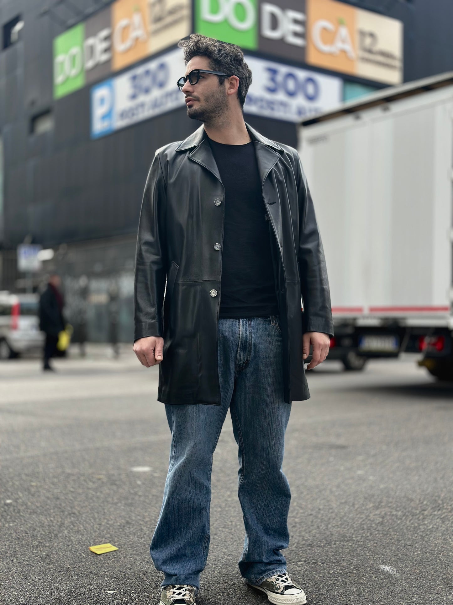 “Captain” 3-button overcoat