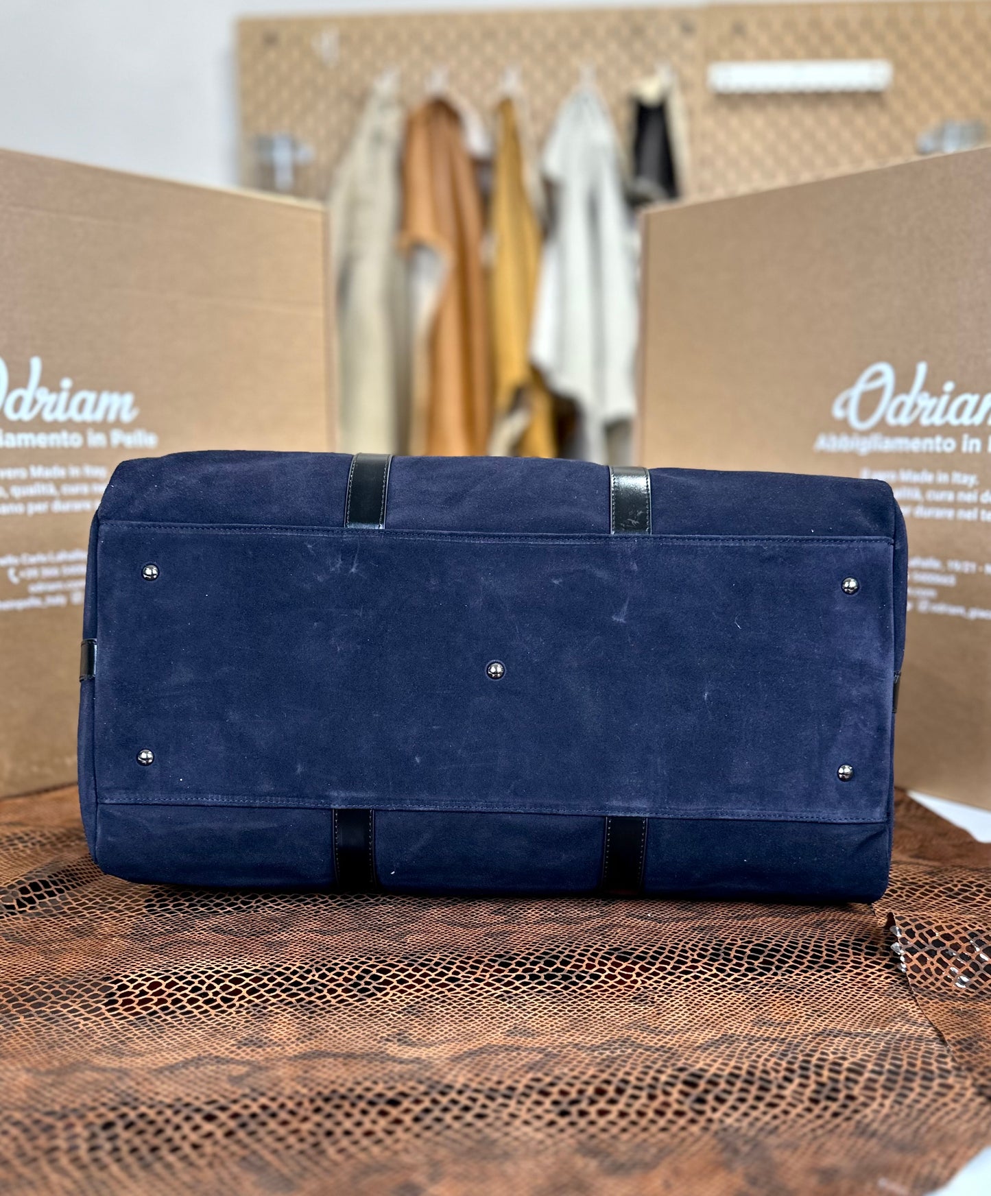 "Duca" scamosciato Blu