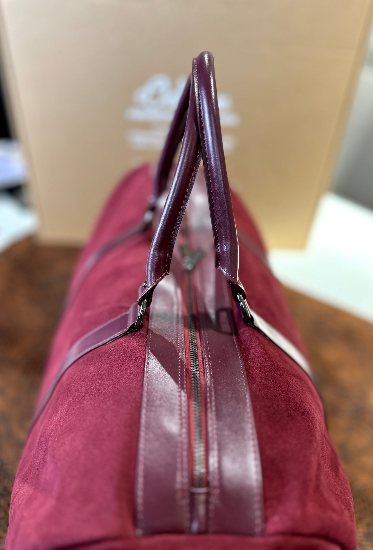 "Duca" scamosciato Borgogna