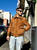 “Falconer” Suede Aviator