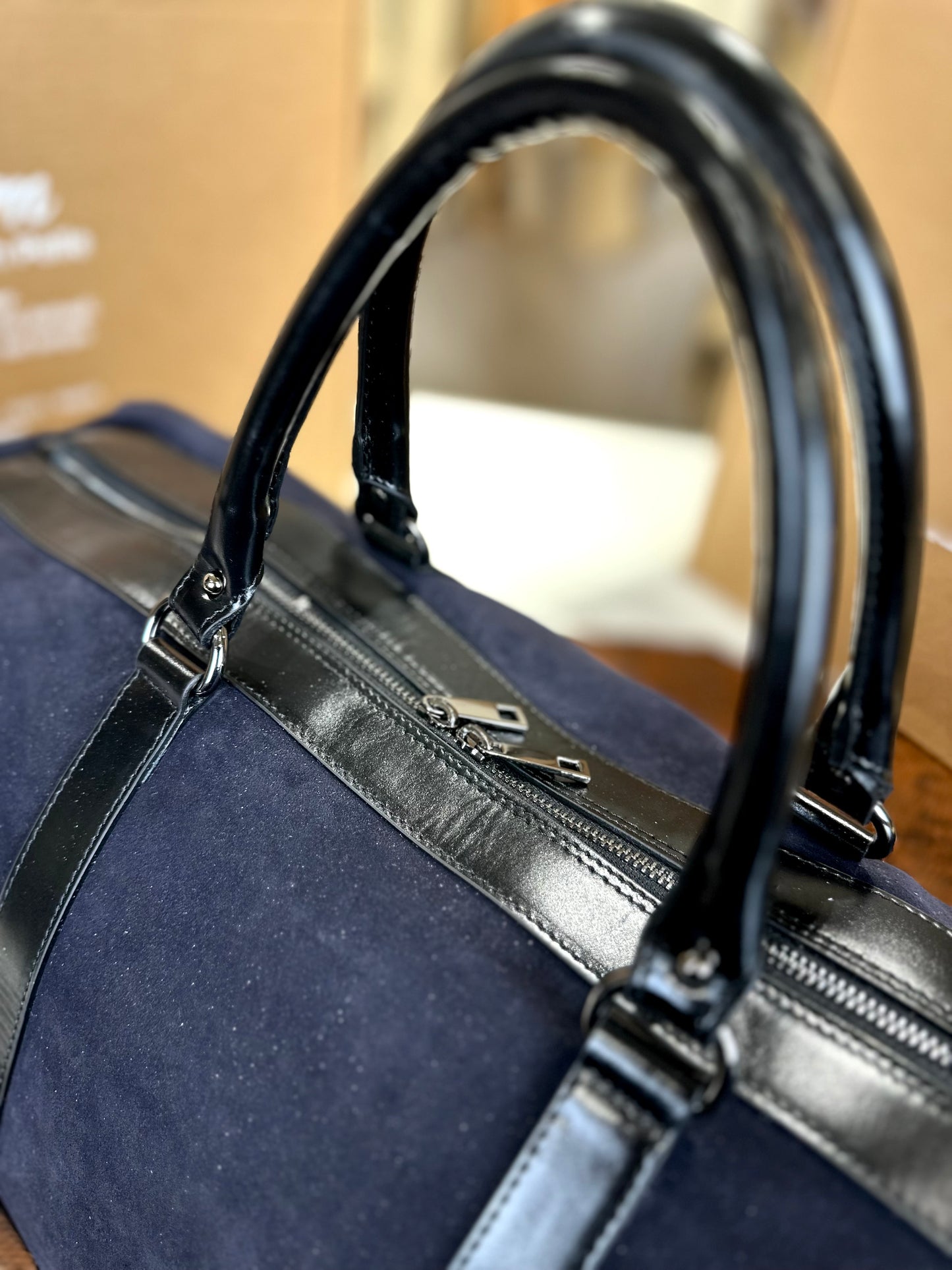 "Duca" scamosciato Blu
