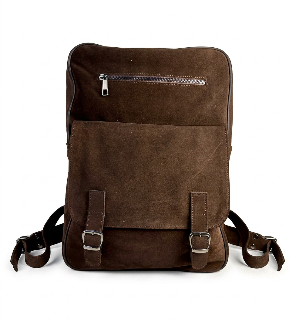 "Explorer classic" vitello scamosciato marrone