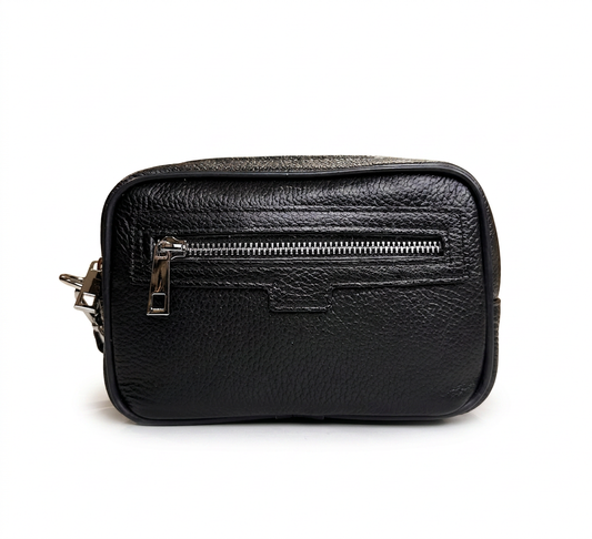 Odriam Pochette in vitello stampa dollaro