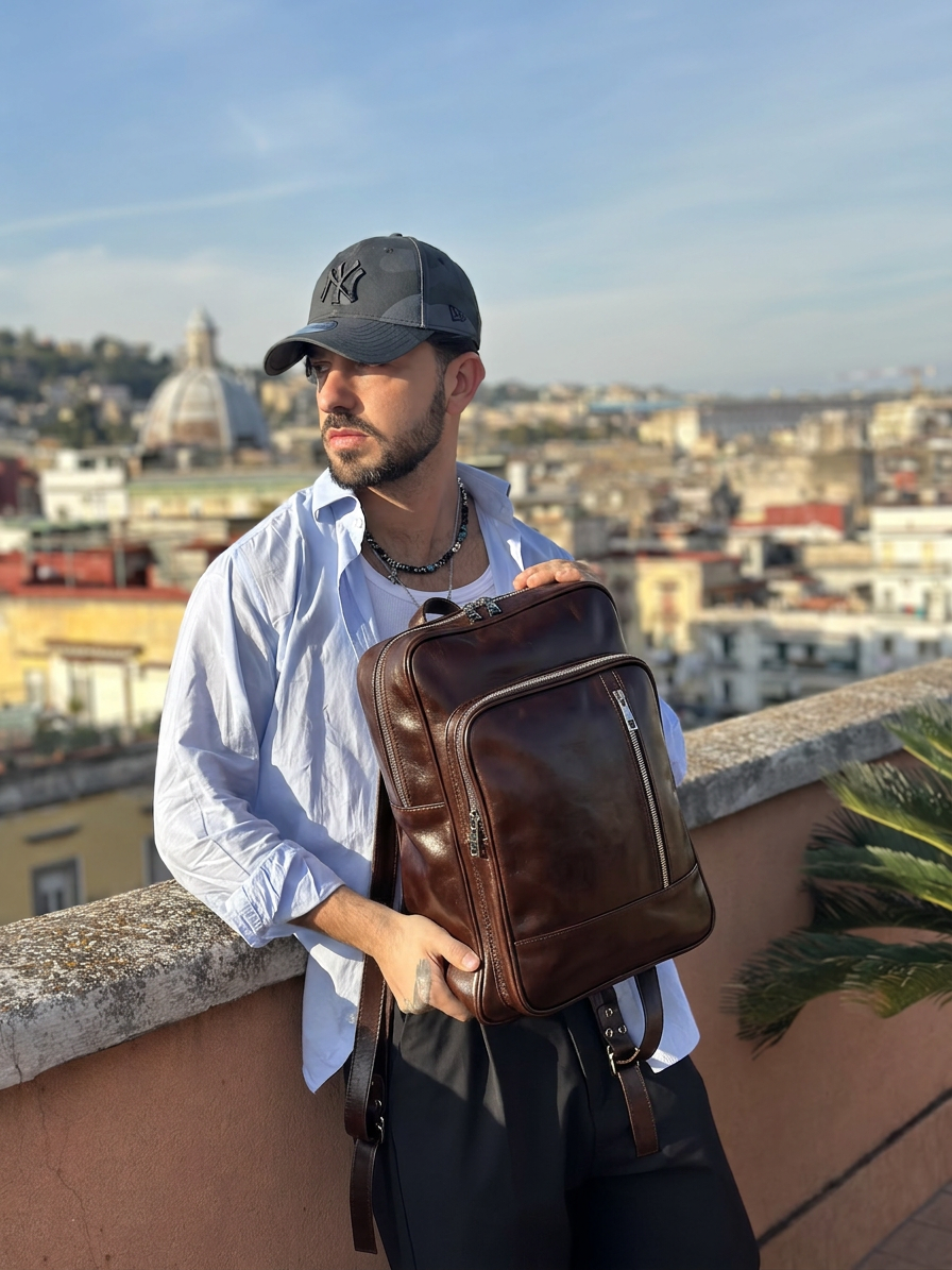 Terra Marrone in vitello pull up
