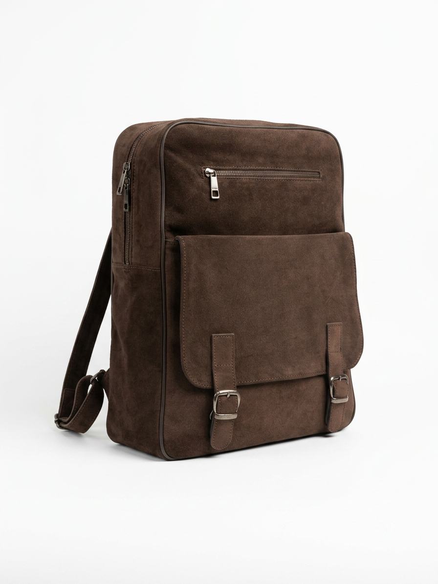"Explorer classic" vitello scamosciato marrone