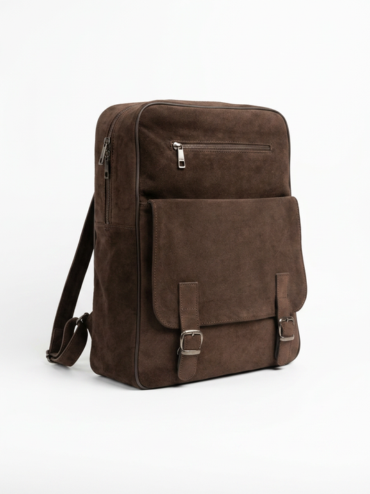 "Explorer classic" vitello scamosciato marrone