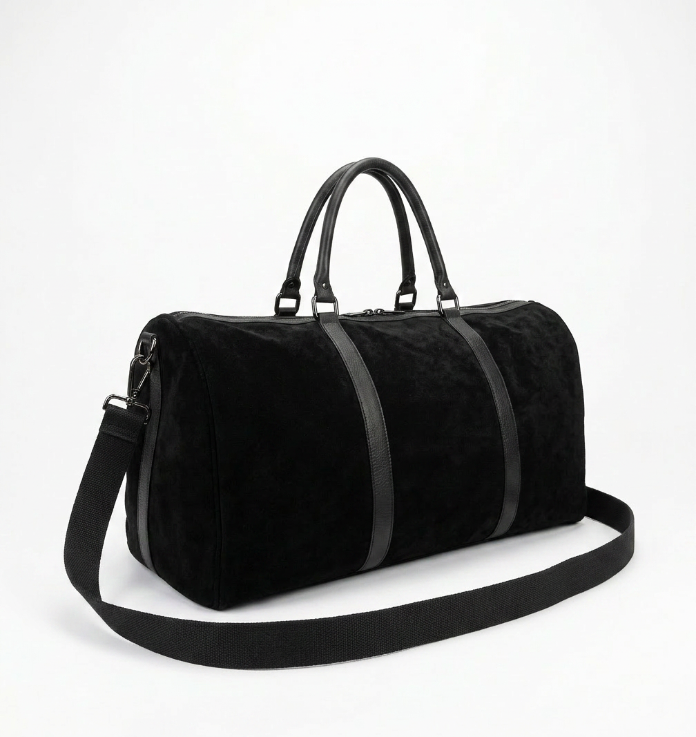 "Duca" scamosciato nero