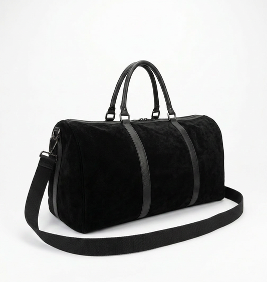 "Duca" scamosciato nero