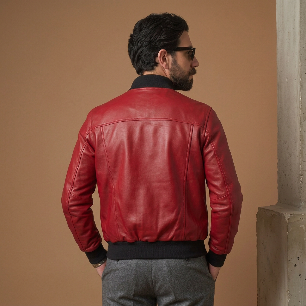 “Brera” Extra-soft genuine lambskin jacket with zip