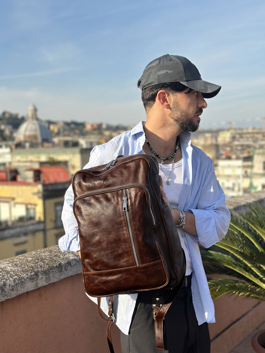 Terra Marrone in vitello pull up