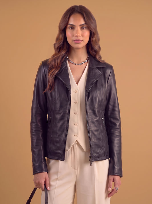"Perla" black nappa